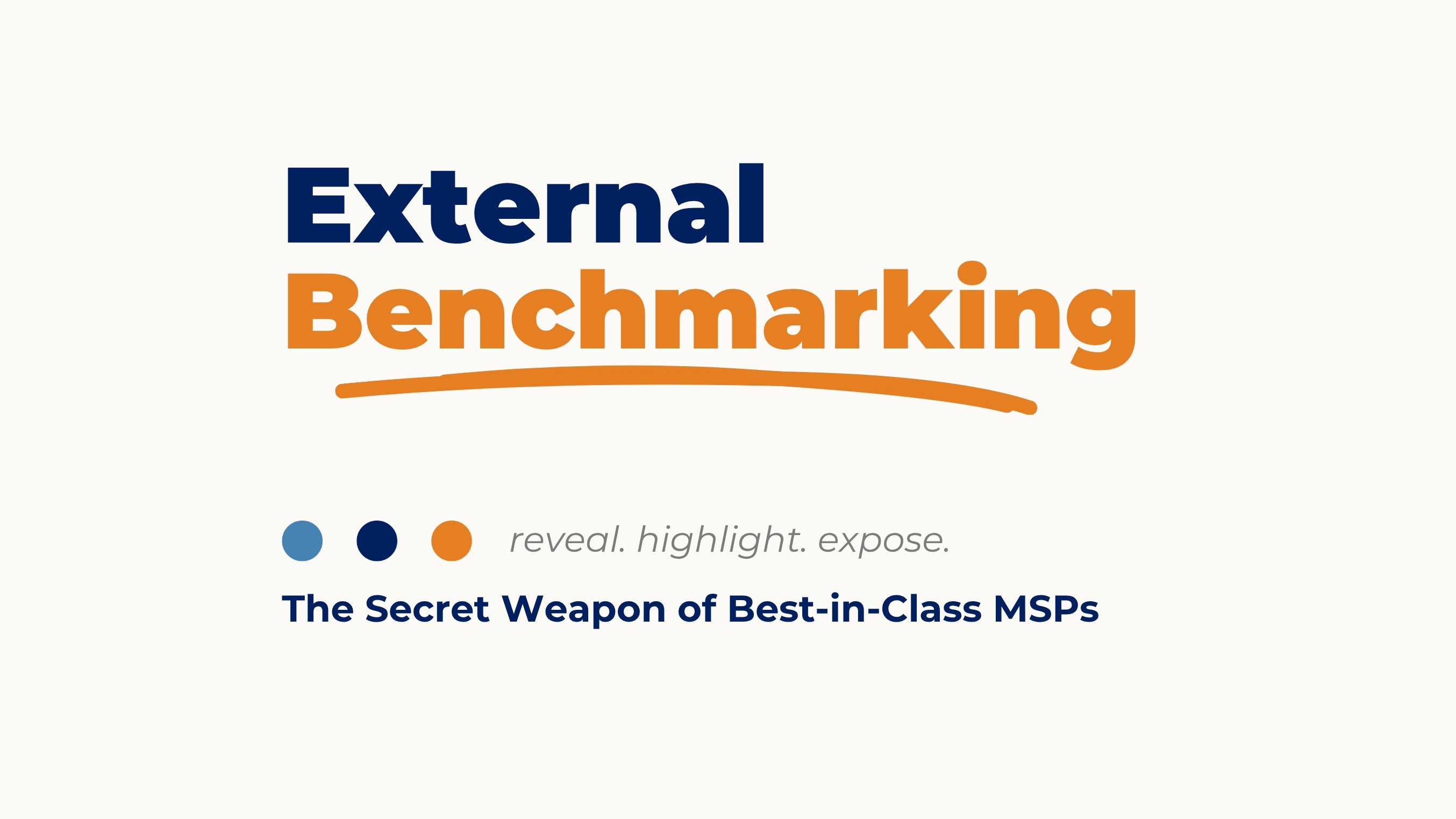 External Benchmarking: The Secret Weapon of Best-in-Class MSPs - M&A / Valuation